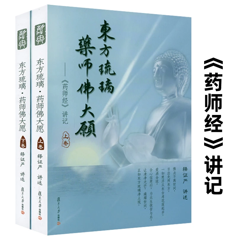 东方琉璃药师佛大愿药师经讲记2册释证严佛学佛教金刚佛经入门书