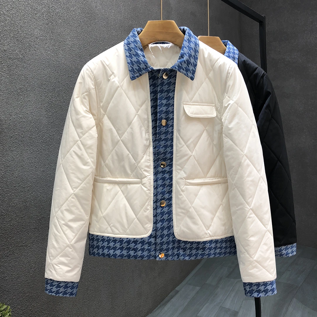 痞帅青年薄款棉衣外套男韩版修身小个子冬装2024冬季新款男士棉服