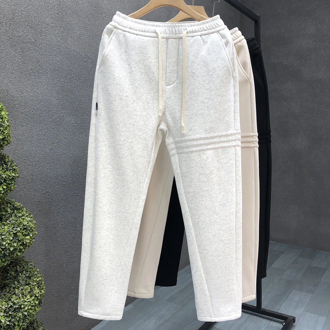 高品质高街百搭休闲裤男春秋款青年微宽松裤子2025春季新款直筒裤