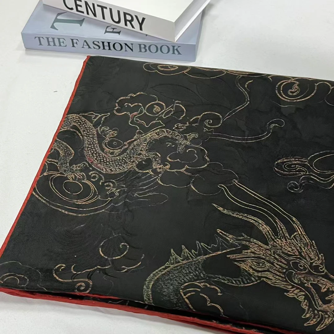 140香云纱方巾-漫天龙云 慢织摊雾135cm丝巾