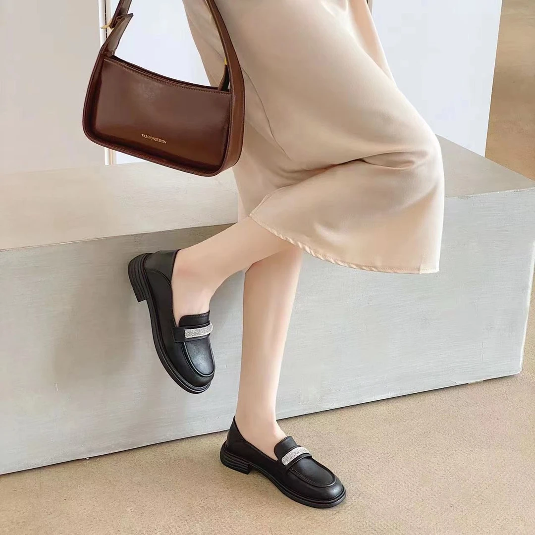 小川女鞋秋季韩版平底乐福鞋/正常尺码34-40码/商场新品/dfd57886