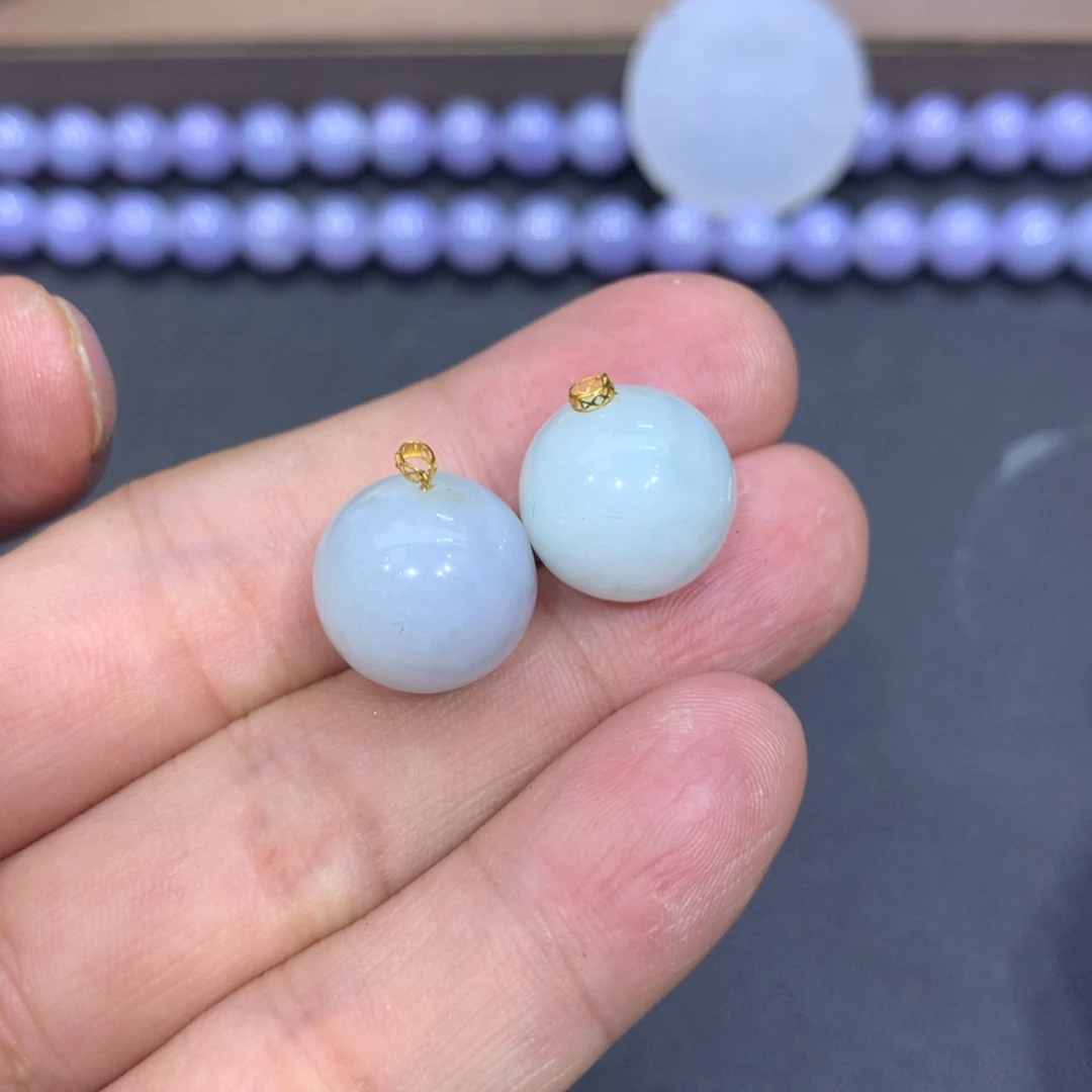 【闪购商品】翡翠颈饰18K金镶嵌