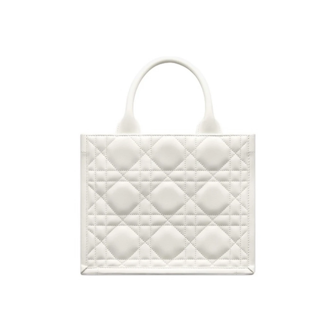99新 DIOR/迪奥 【晶晶专属】新款book托特包白色/JM5558