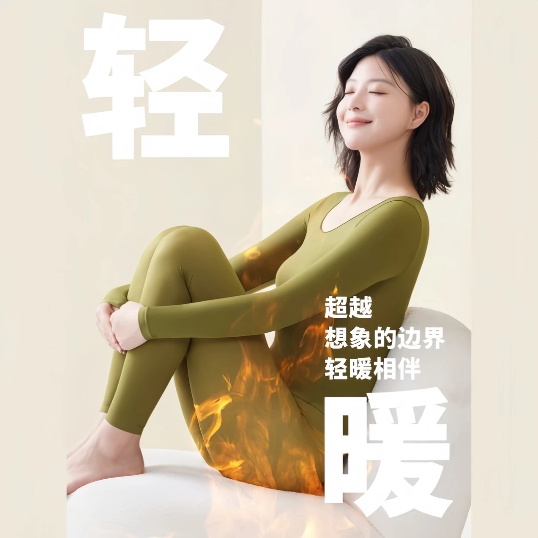 【单要裤子的拍这个】肌底衣美肤衣长袖轻薄秋衣秋裤保暖内衣女FS