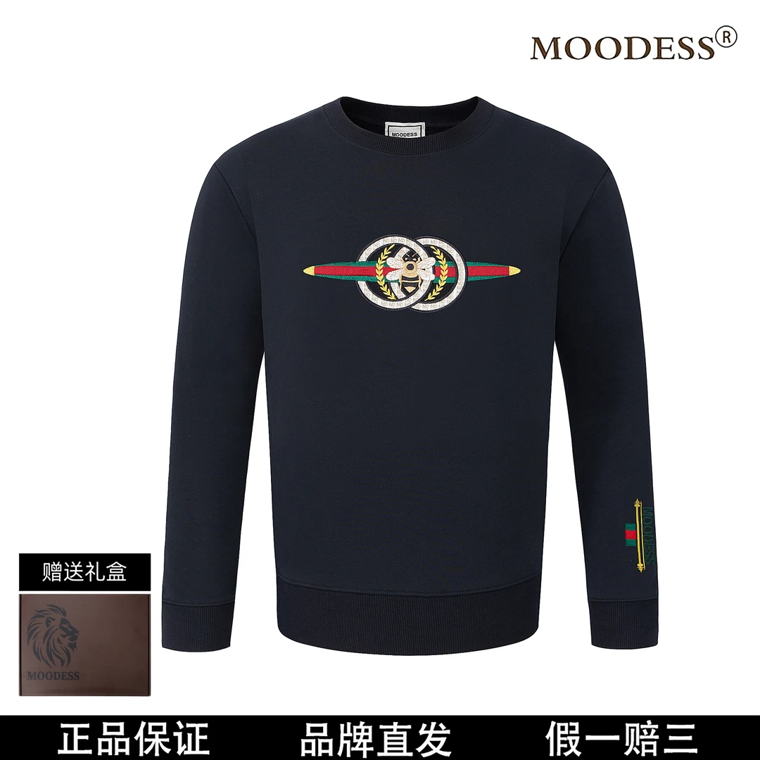 【澳门专柜】MOODESS【蜂皇】高定奢品 重工刺绣 长袖卫衣k
