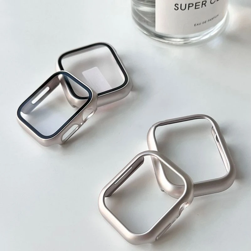 星光色适用苹果Applewatch8手表壳iwatch7代654321保护套SE壳45mm