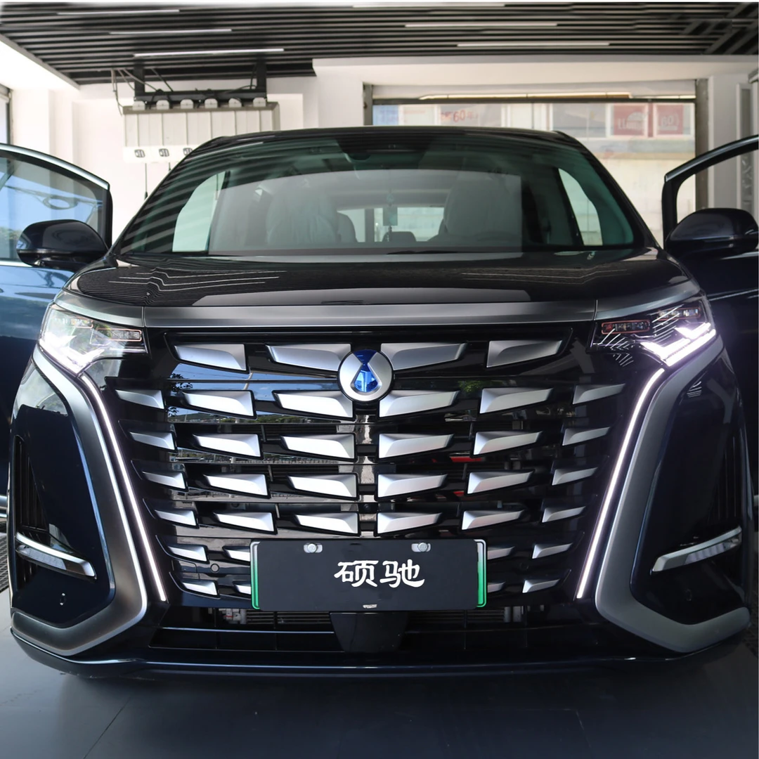 腾势D9原厂日行灯高配胡须灯流水灯腾势D9中网顶配胡子灯无损安装