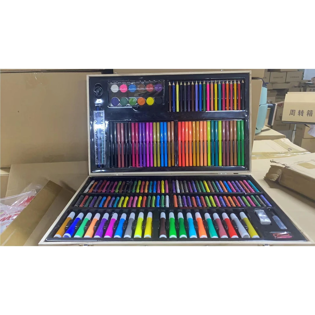 绘画笔小孩学生水彩笔套盒美术画画文具用品礼盒