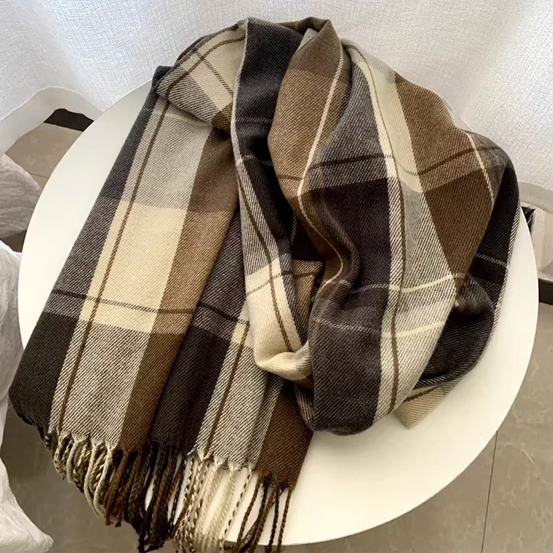 2024秋冬搭配韩系围巾