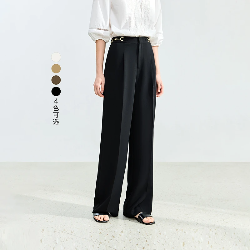 LILY2024秋新款女装裤子124309C5941