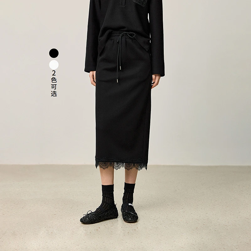 LILY冬新款女装半身裙124409V6919