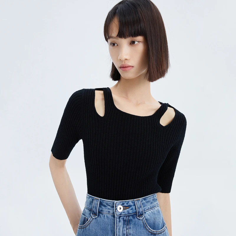 【陈大可专属】LILY新款女装毛针织衫123150TK349