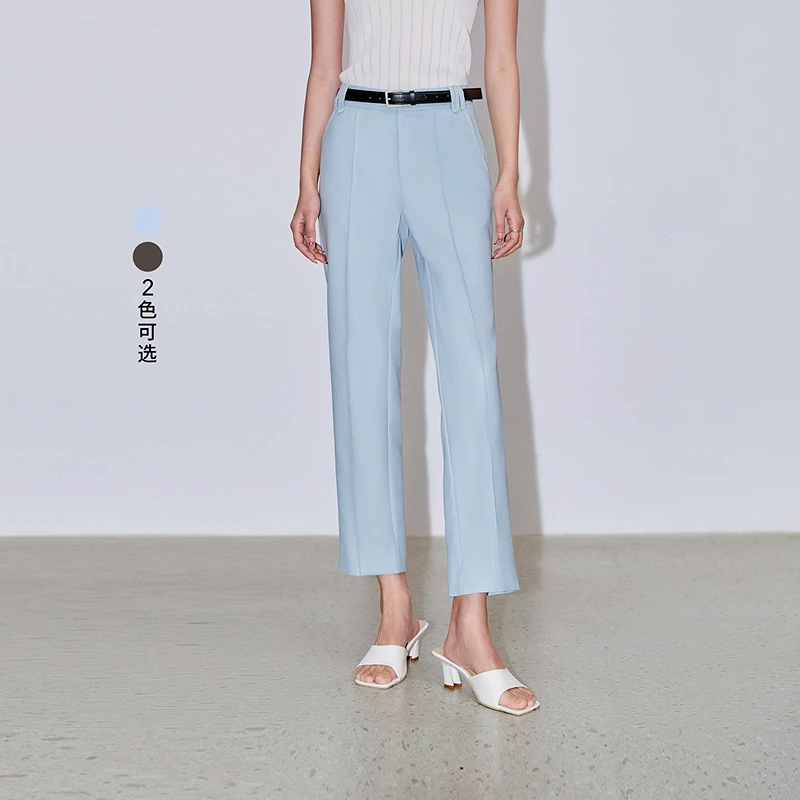 LILY2024秋新款女装裤子124309C5936