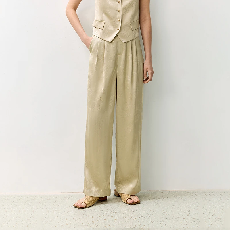 LILY2024秋新款女装裤子124329C5945