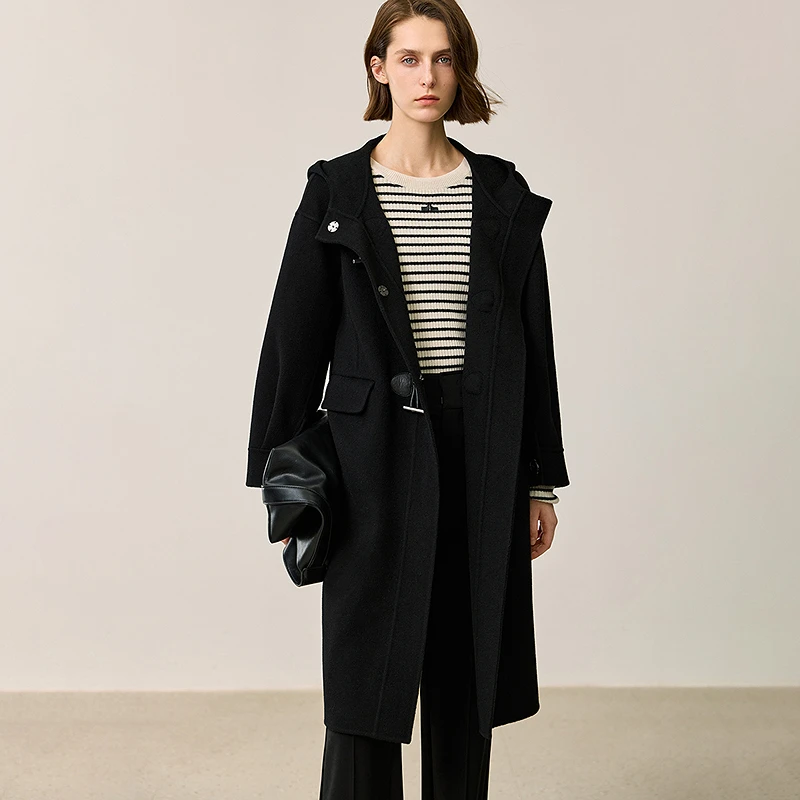 LILY2024冬新款女装毛呢外套124409FN993