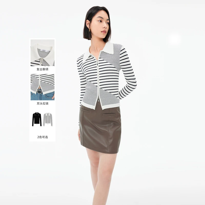 LILY新款女装毛织开衫123329TC906