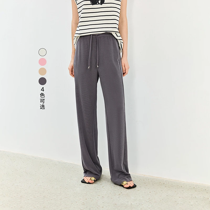 0380【赵老板专属】LILY2024夏新款宽松垂感多色空气裤124249V5988
