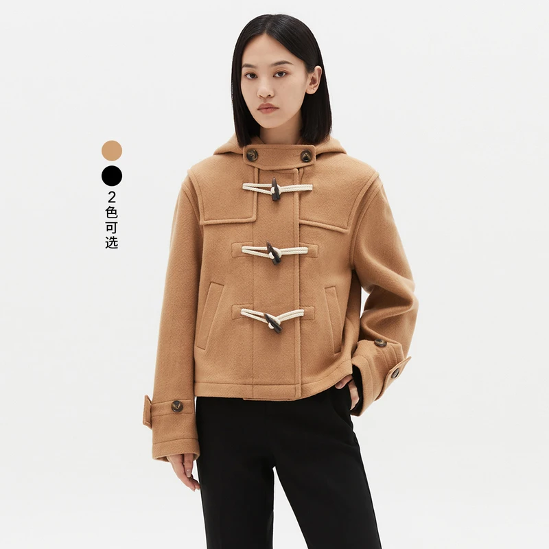 【黄蓉推荐】LILY冬新款女装呢大衣123420FN205