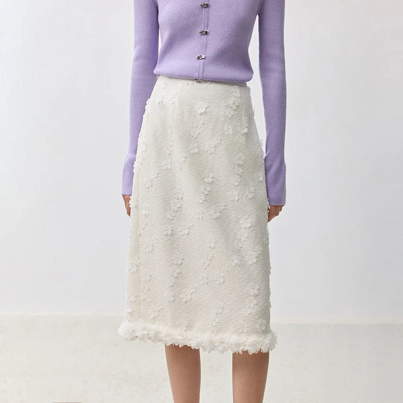 LILY2024秋新款女装半身裙124309C6928