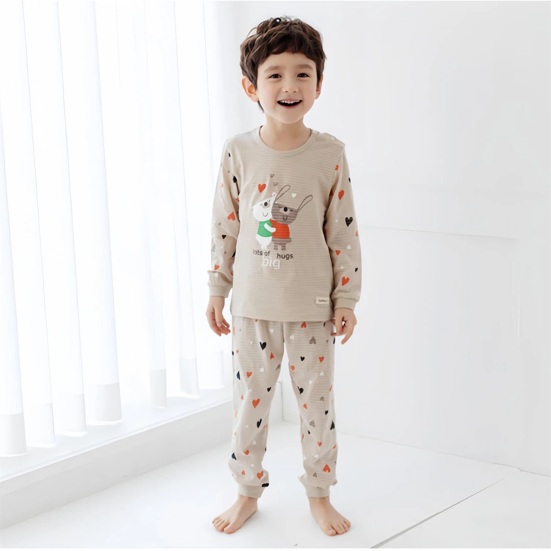 2024新款【AGIROOM】韩国儿童春秋薄款内衣套装【尺码：90-140】【正码】