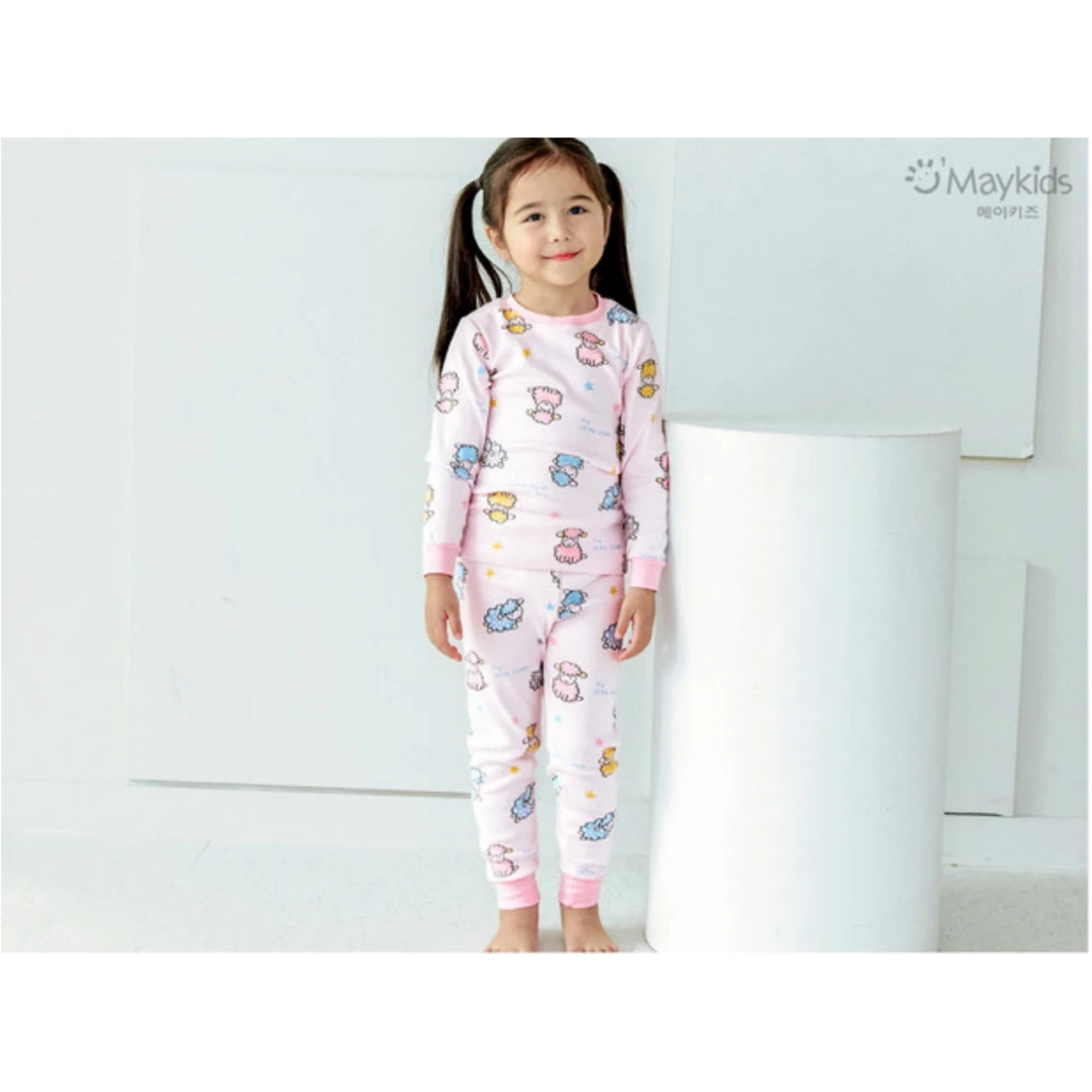 ※新款※ AGIROOM【韩国儿童秋冬款瘦版内衣套装】【尺码：90-160】 纯棉