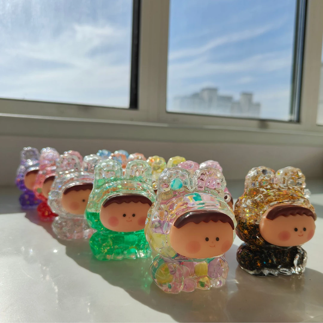 巨无霸夜光流沙莉莉丝创意可爱树脂摆件桌面装饰品摆设卧室高档