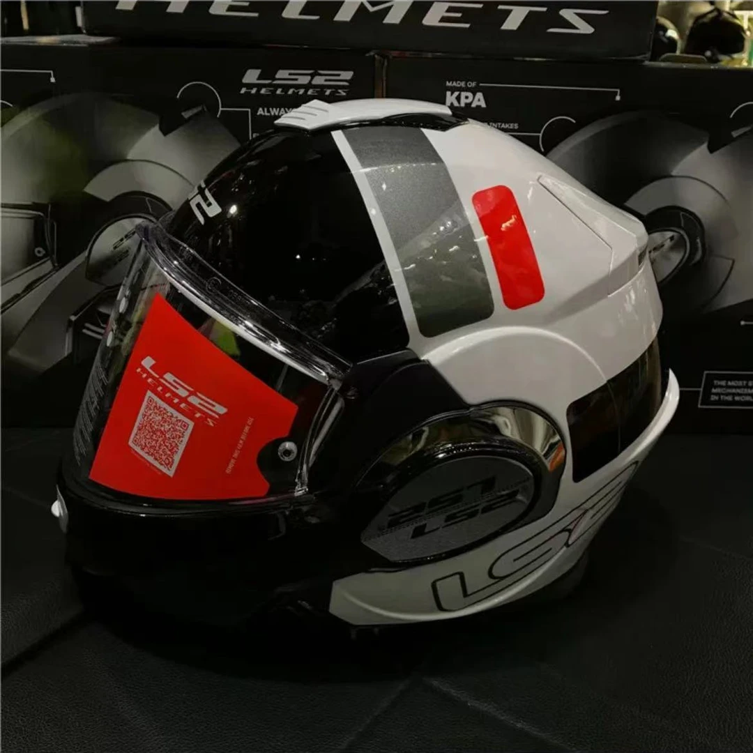 LS2林佑丰 FF399截面盔双镜片盔后空翻截面盔全盔摩托车头盔全盔