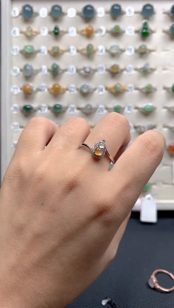 【闪购商品】翡翠戒指银S925镶嵌11111111