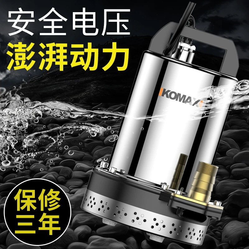直流潜水泵高扬程12V24V48V60V伏家用电瓶车抽水泵农用小型抽水泵