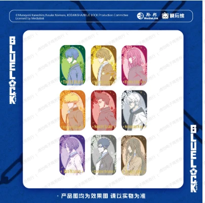 【蓝色监狱国谷】侧颜原画风烫金方吧唧-拍下默认代拆