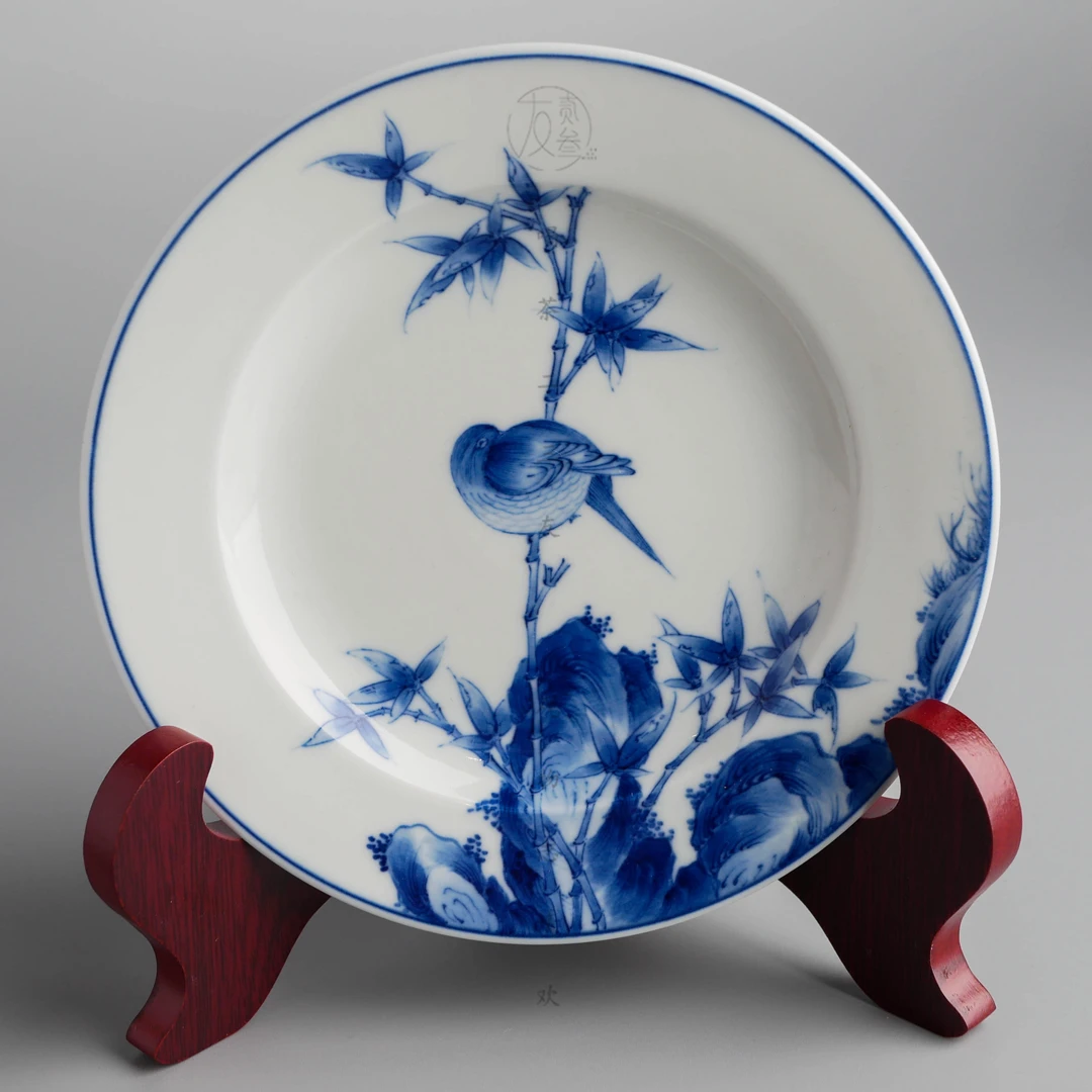 知竹山房竹山栖息小壶承【景德镇纯手工茶具】