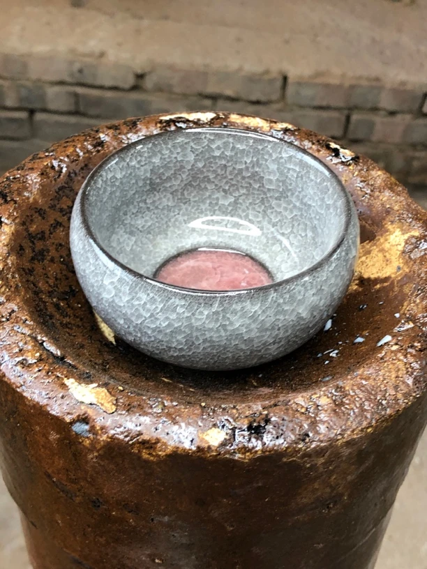 冰糖月影（红月）冰裂主人杯