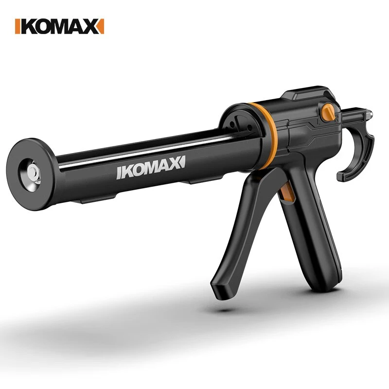 德国KOMAX玻璃胶枪手动压胶枪自动断胶省力玻璃胶打胶枪美缝密封