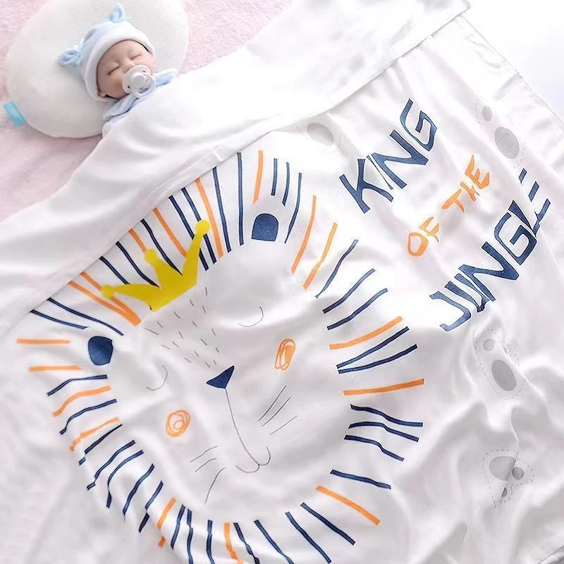 夏季凉被幼儿宝宝浴巾薄被子成人双层竹纤维盖毯薄款新生儿用柔软