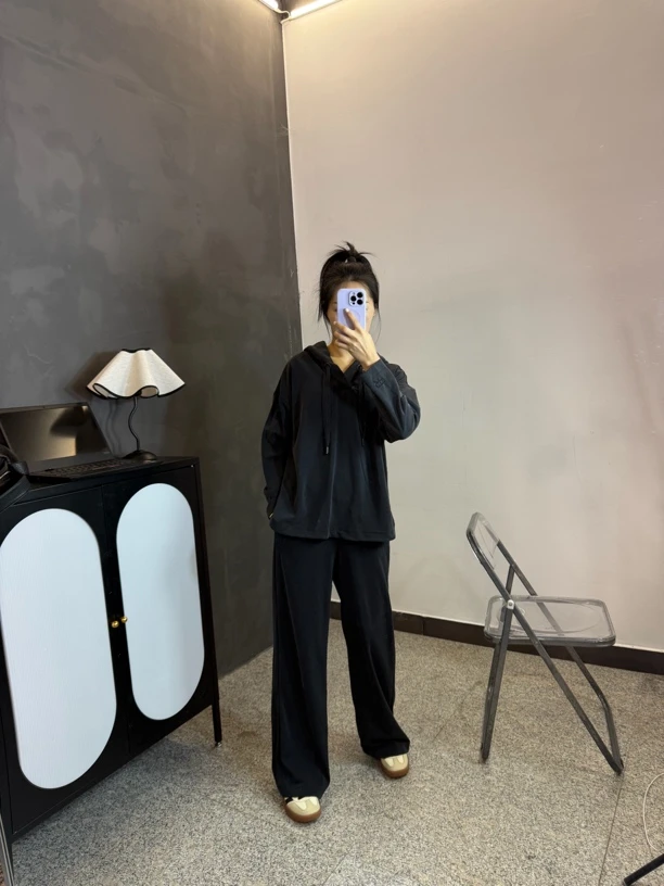 B91767直筒时尚百搭宽松秋季外穿休闲裤