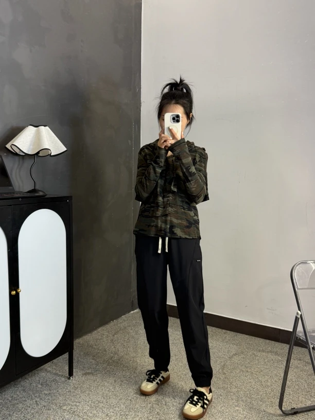 B20111三色韩版束脚显瘦百搭休闲裤