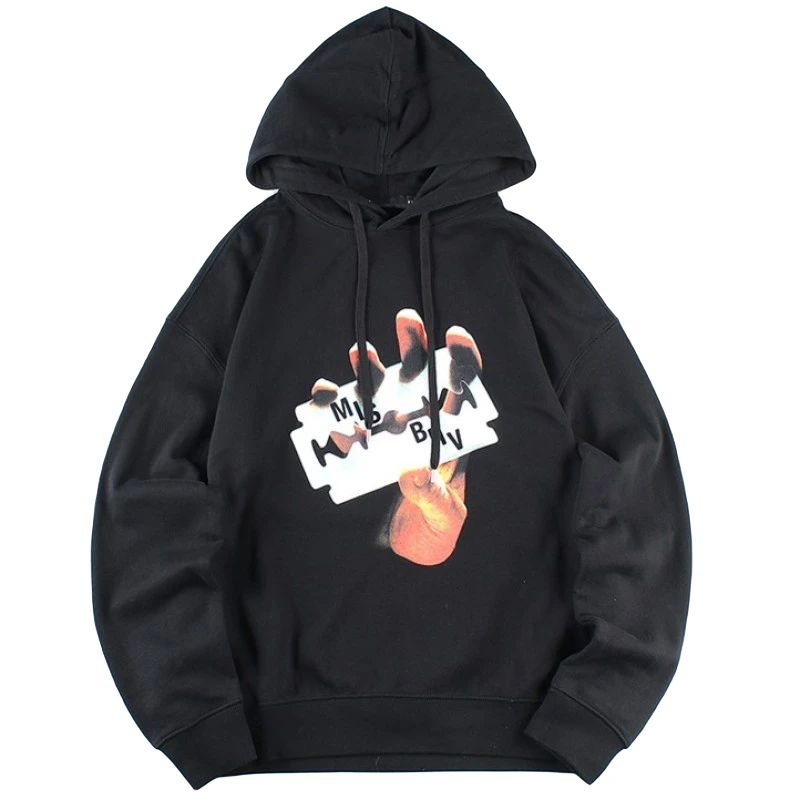 潮流系列百搭宽松连帽春秋加绒男休闲长袖印花卫衣秋季男上衣