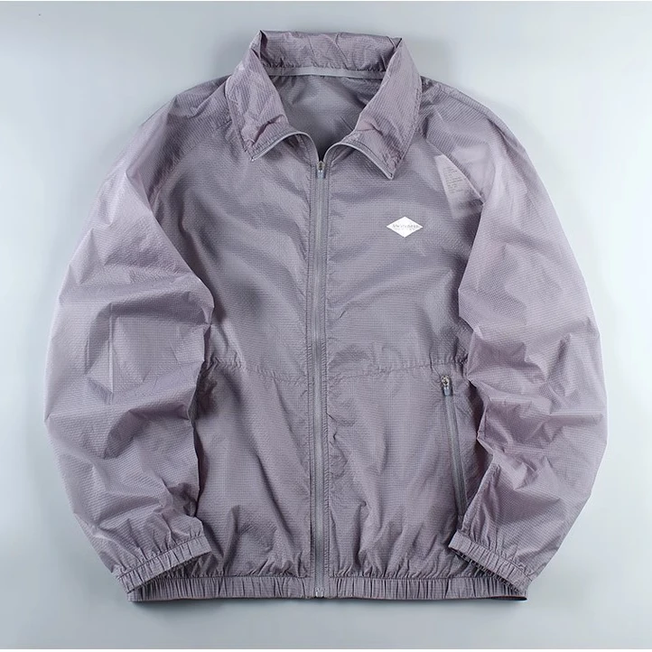 透气轻盈宽松版春夏款男士休闲立领防晒服夹克外套