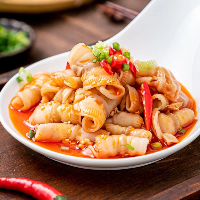 凉拌香辣鹅唇椒香雁唇雁鹅唇酒店饭店用特色半成品凉菜开袋即笋1g