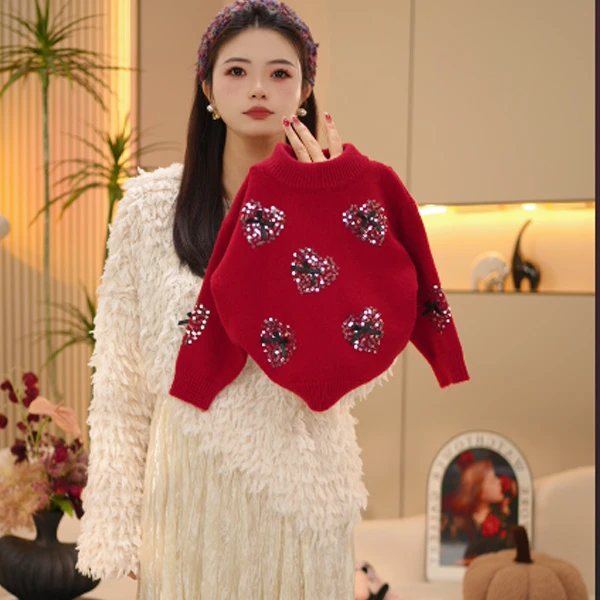 【米拉】女童毛衣针织开衫秋季中大童百搭长袖上衣外套