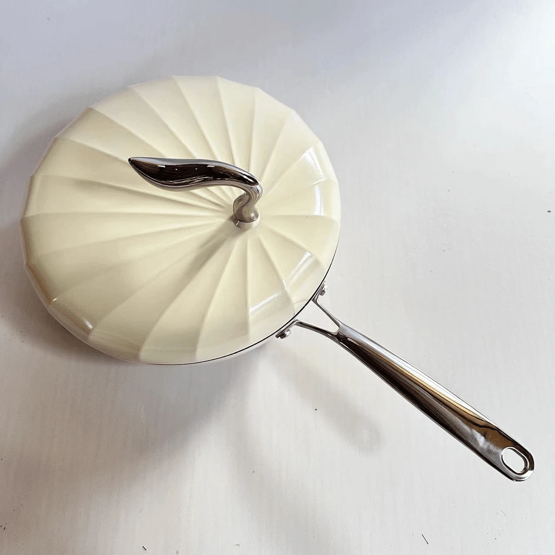 （福利）30cmJIO新款贝壳锅麦饭石不沾炒锅全灶通用（Z25）