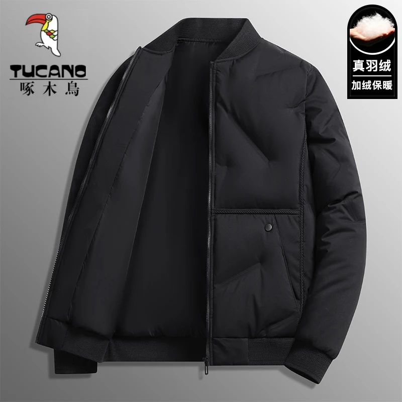 TUCANO/啄木鳥羽绒服冬季男士外套休闲立领加厚羽绒衣夹克外套男