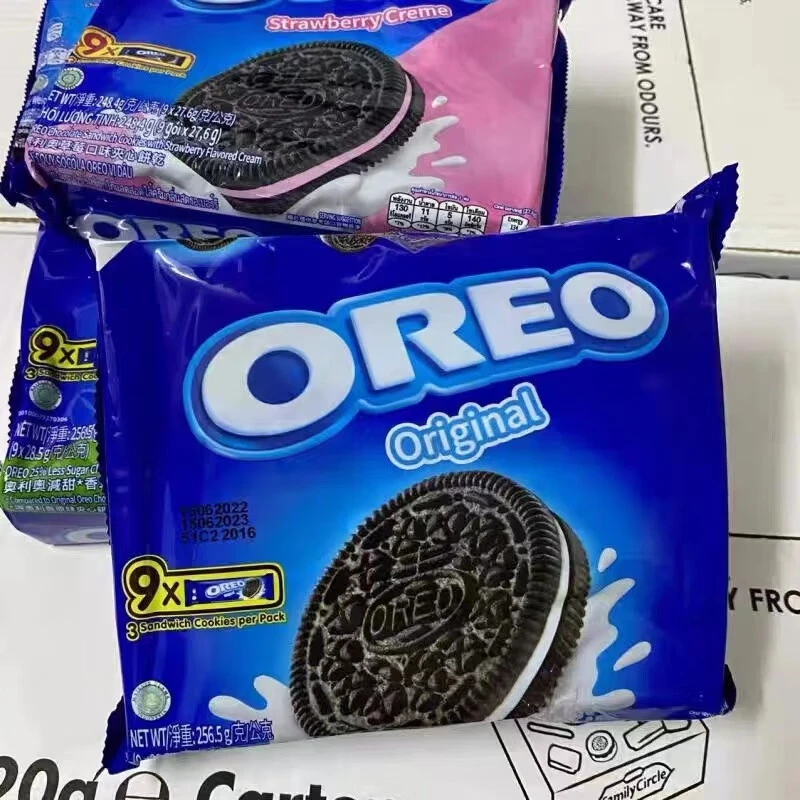 【丹玬推荐】奥利奥港版OREO奥利奥夹心饼干香草味独立包9小包装
