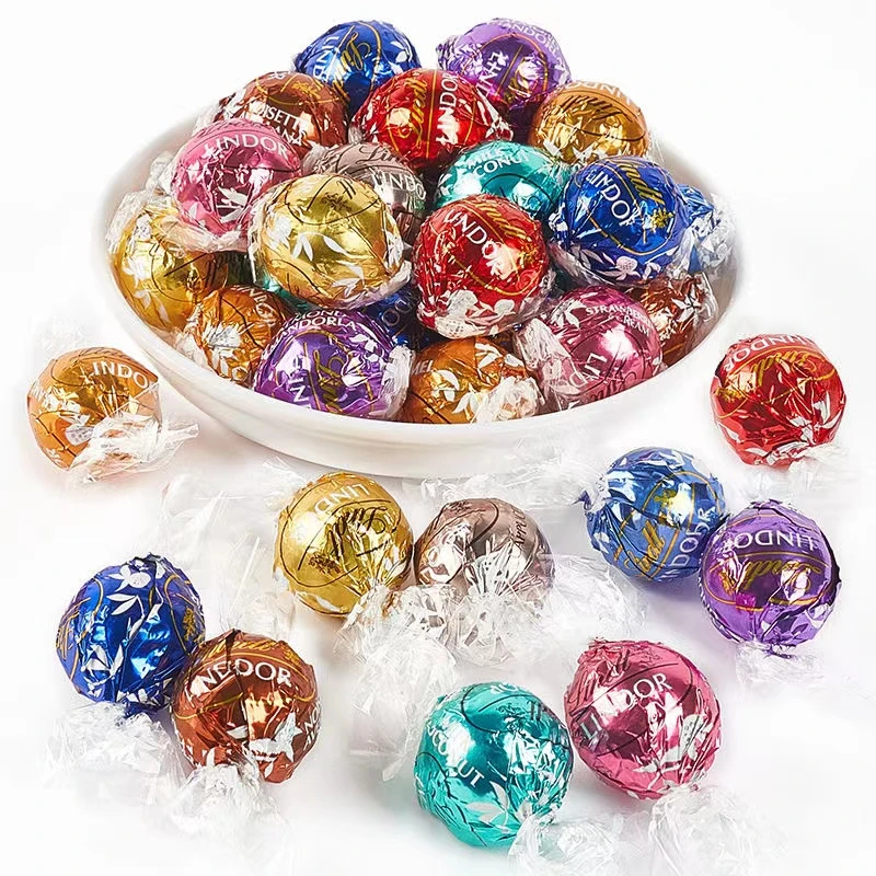 【丹玬专享】进口Lindt瑞士莲散装软心巧克力球奶香黑巧克力喜糖