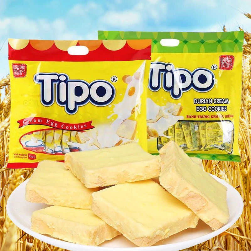 越南进口 Tipo面包干涂层面包片早餐蛋糕饼干解馋零食小吃