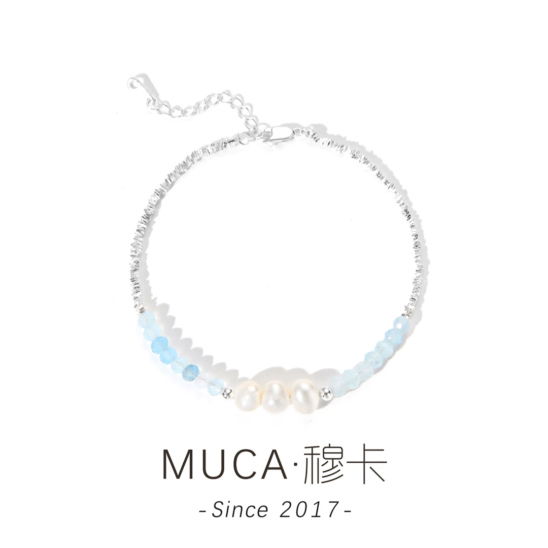 925银仿珍珠手链 经典简约珠珠手链气质百搭女手串F2209