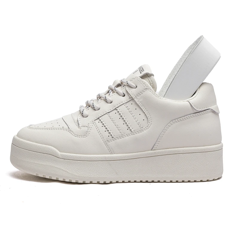 【7cm增高】韩系简约24秋冬内增高小白鞋小个子休闲运动女鞋