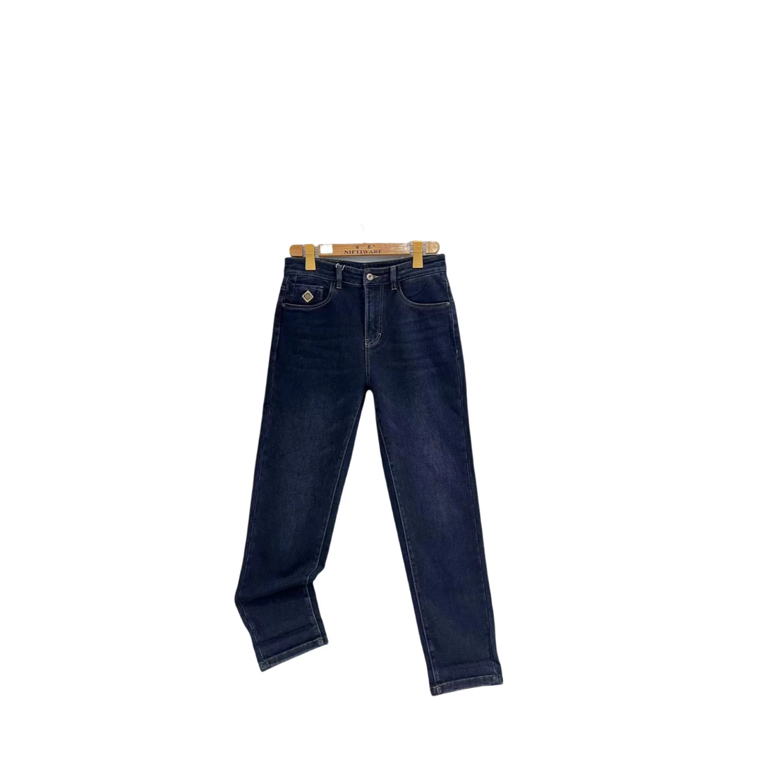 2805  男士 一粒扣  口袋菱形贴布  百搭   舒适  牛仔裤