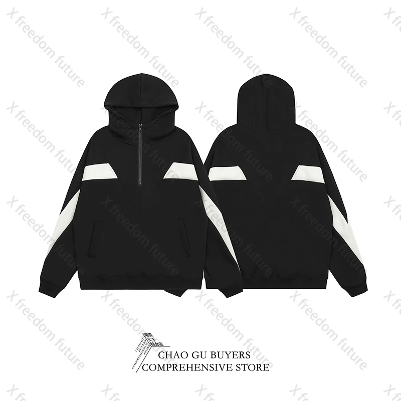 小众设计潮牌买手店男女同款“V型战士”连帽卫衣88056