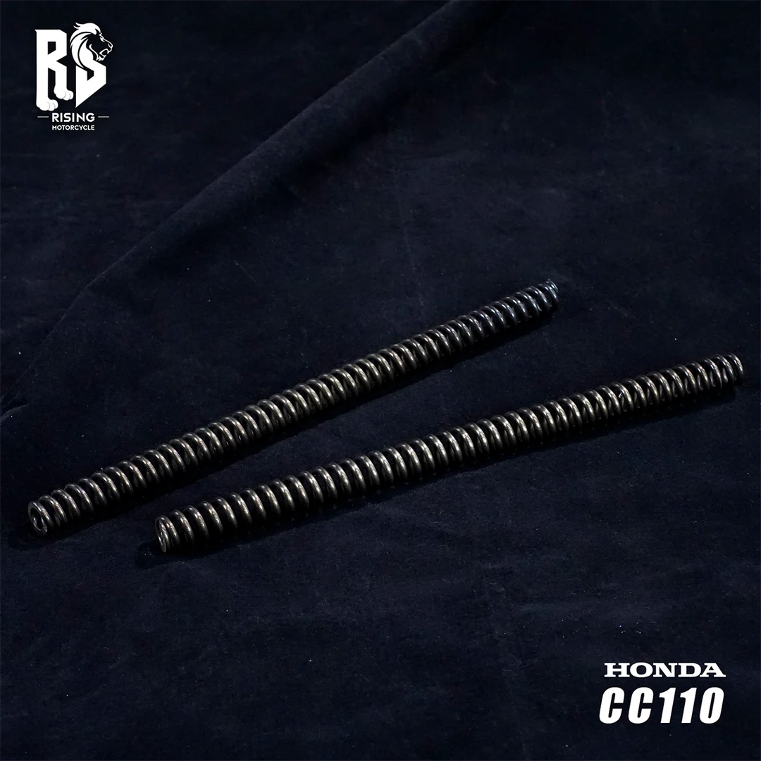 RS本田幼兽CC110改装专用前减震 避震器弹簧 增强加硬弹簧 加强